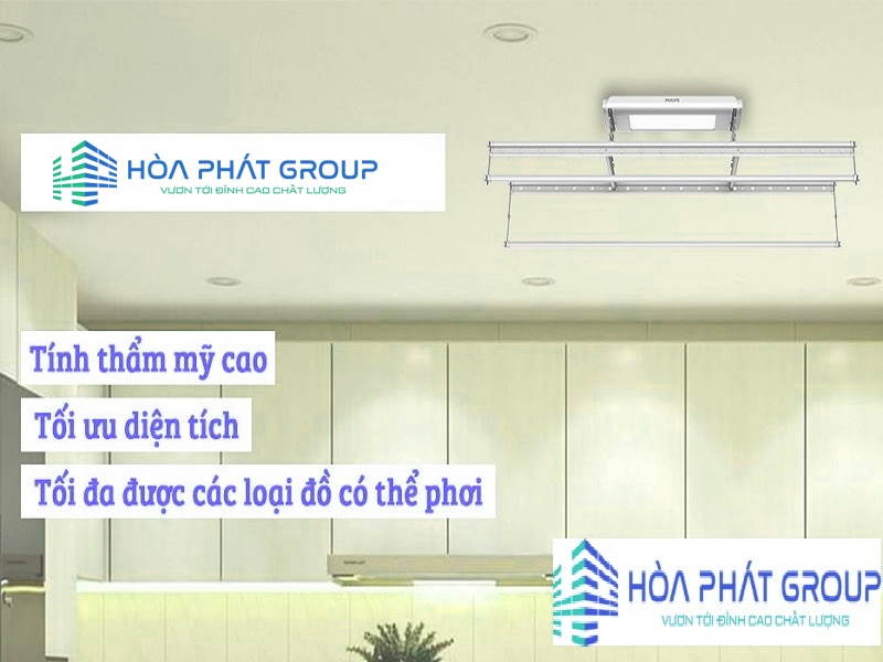 giàn phơi điện tử hòa phát chính hãng