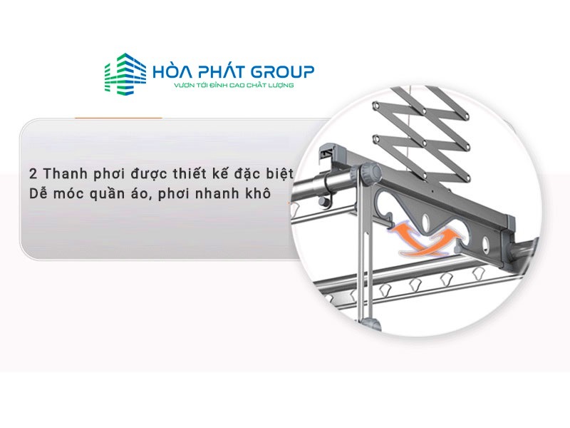 Giàn phơi điều khiển GLT-8018FS-4