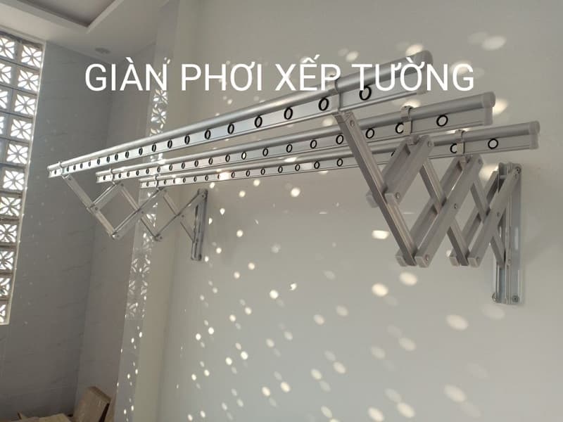 giàn phơi thông minh gắn tường tại thanh trì