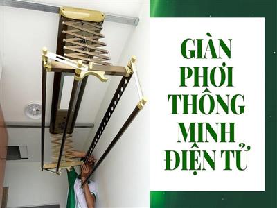 Giàn Phơi Thông Minh Điện Tử Điều Khiển Điện Tử Từ Xa