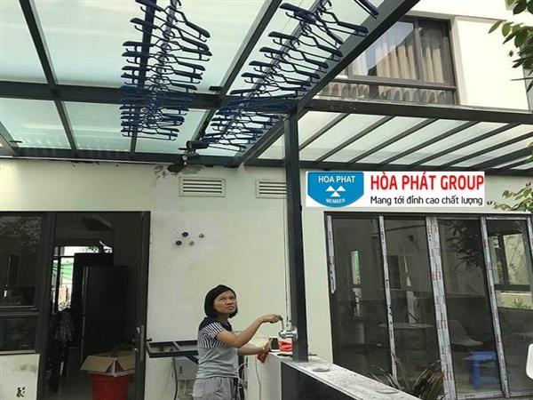 Lắp đặt giàn phơi thông minh tại Gia Lâm