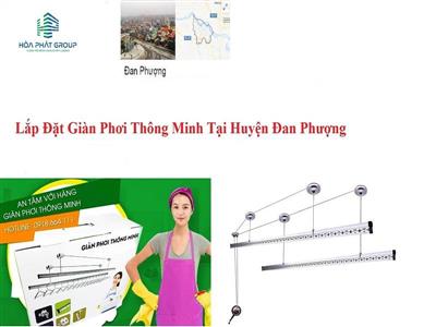 Lắp Đặt Giàn Phơi Thông Minh Tại Huyện Đan Phượng